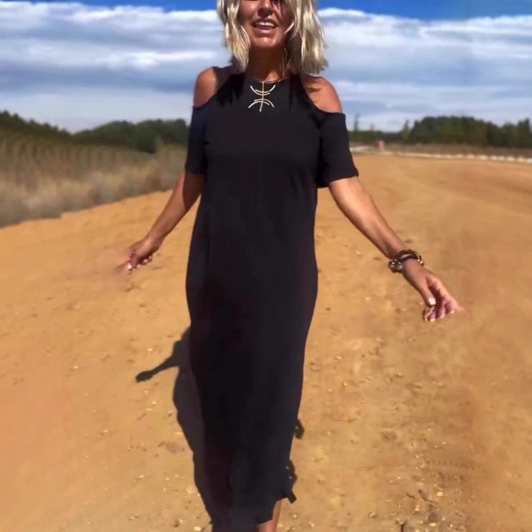 Nuevo vestido casual ajustado de moda-ES