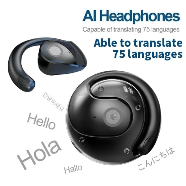 🏆 Best Seller Número 1 ⏰ Último día 💎 Auriculares inalámbricos OWS Bluetooth 5.4 con traducción IA (para iOS y Android)-ES