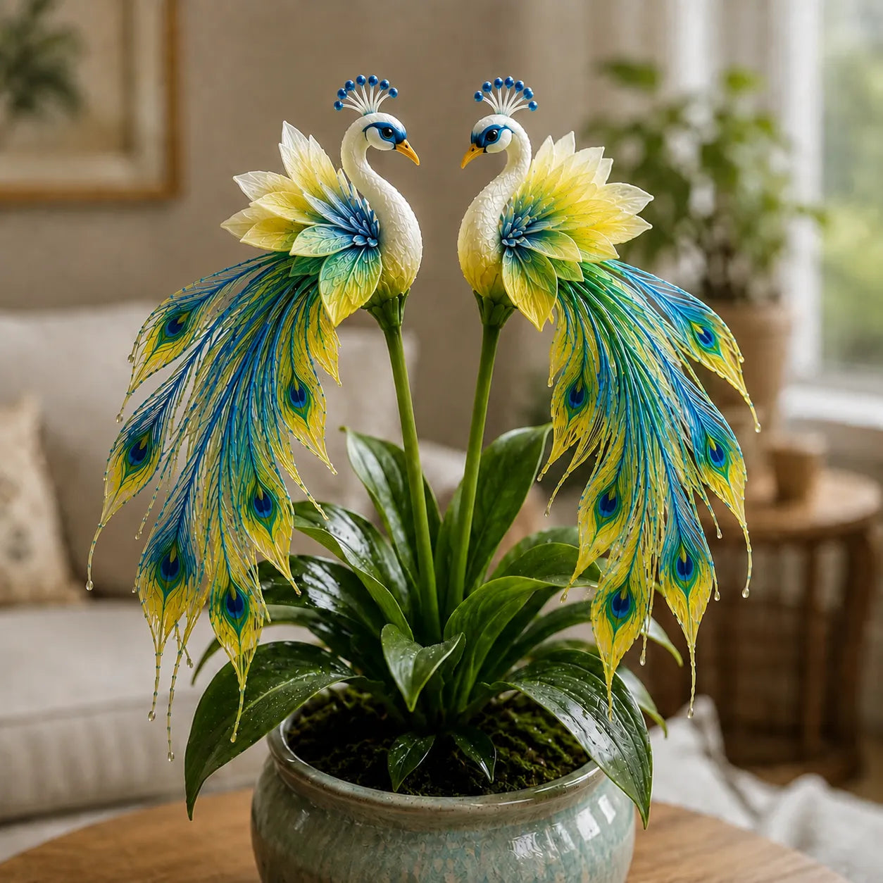 🦚 Bulbos de orquídea pavo real: una joya viviente ✨-ES