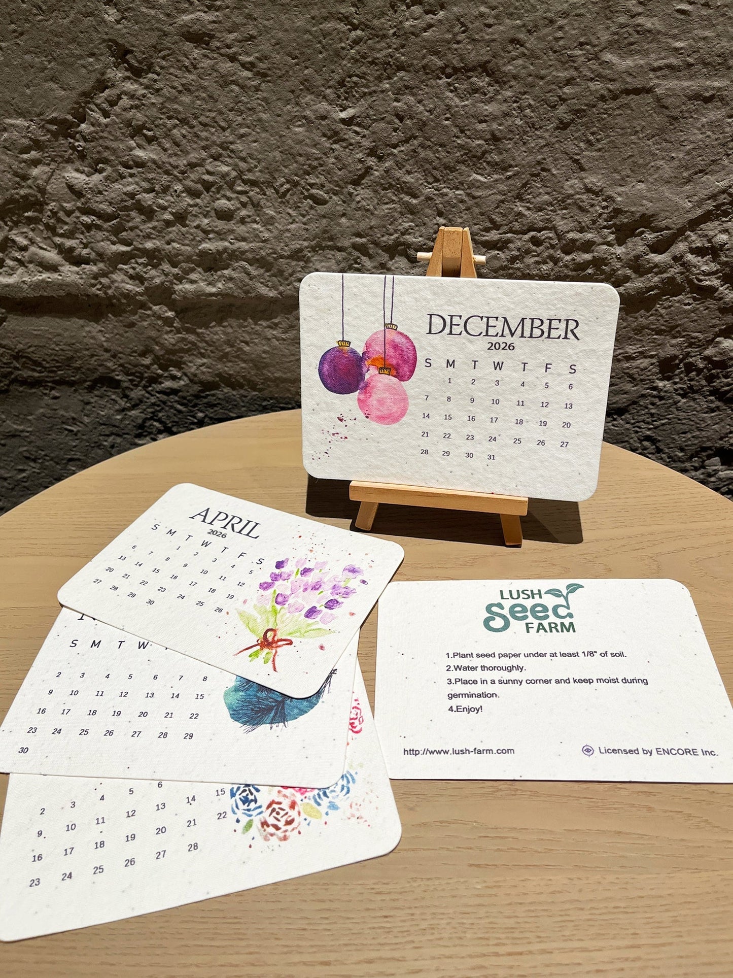 ✨Novedades con 49% de descuento hoy🌱Calendario de siembra de semillas de amor ecológicas para 2026-ES