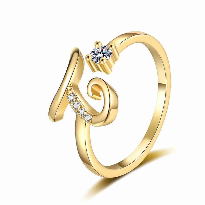 ⏳Riboto laiko 50 % nuolaida⏰Reguliuojamas blizgantis inicialas moterims💍-LT