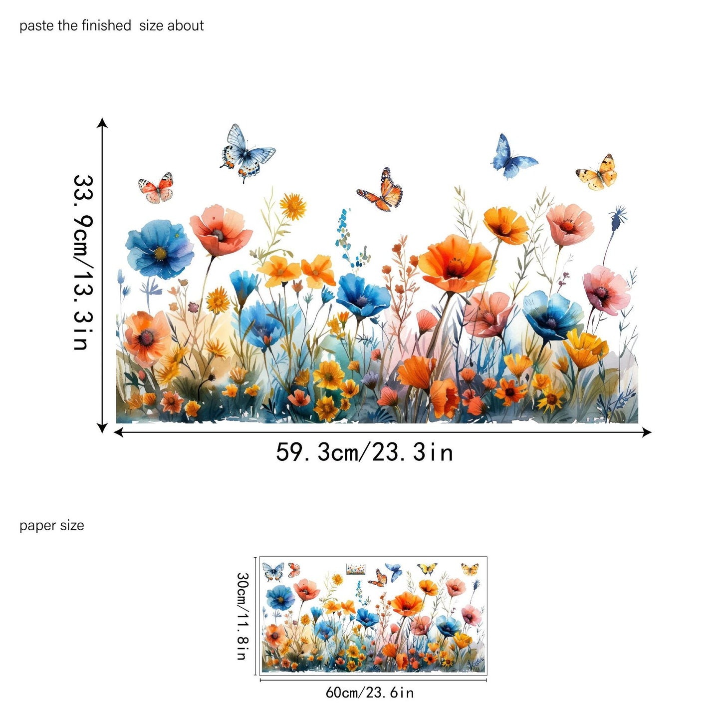 💎 Adhesivo para ventana colorido con motivo de ramo de flores: extraíble, de doble cara y recortable 🏡-ES