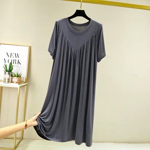 Pijama holgado de manga corta ultra suave y cómodo-ES