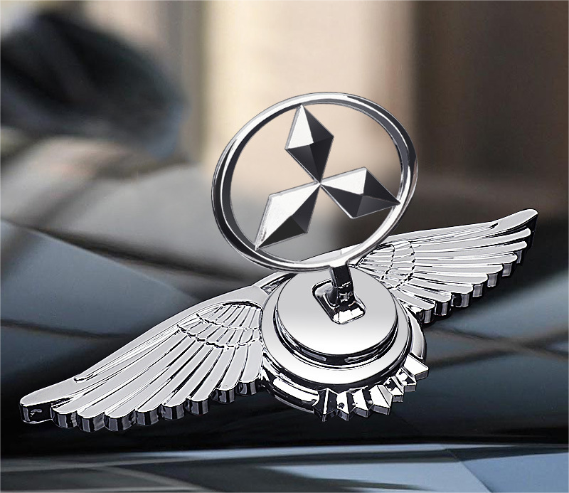 Decoración de modificación de coche con logotipo de capó-ES