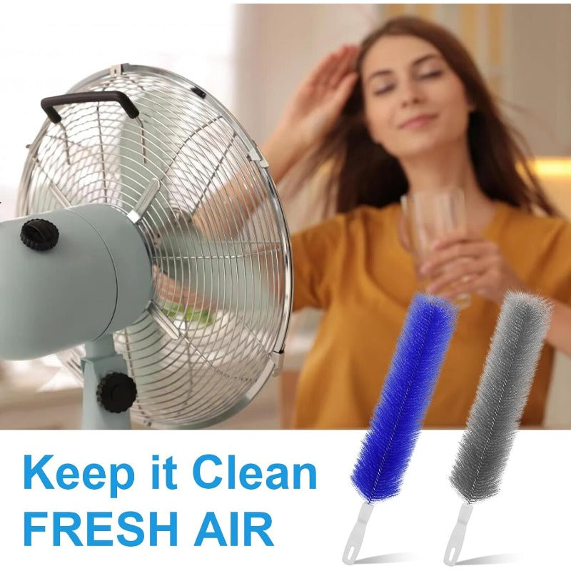 Fleksibilne četke za čišćenje ventilatora od mikrovlakana – Alati za višekratnu upotrebu za čišćenje lopatica ventilatora, otvora i rešetki-HR