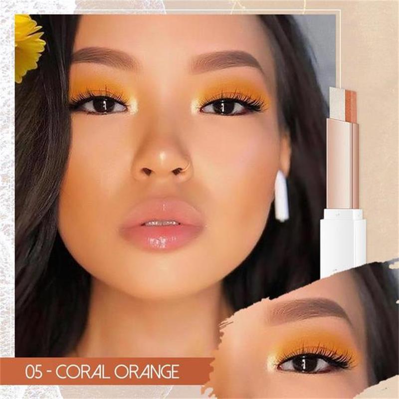 ✨ Barra de sombras de ojos difuminable 2 en 1: maquillaje de ojos perfecto-ES
