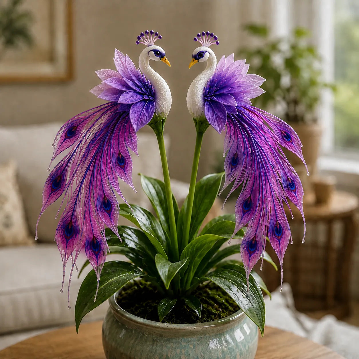 🦚 Bulbos de orquídea pavo real: una joya viviente ✨-ES
