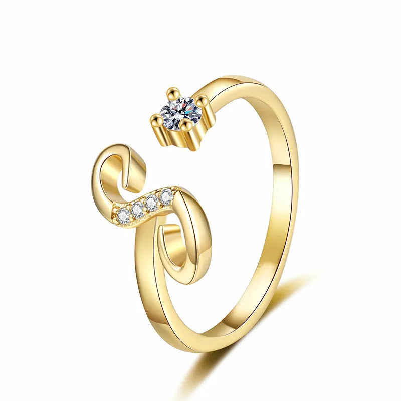 ⏳Riboto laiko 50 % nuolaida⏰Reguliuojamas blizgantis inicialas moterims💍-LT