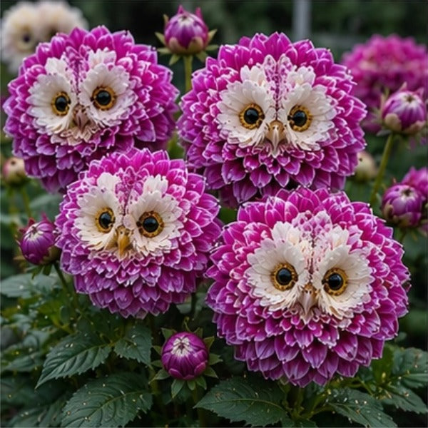 ✨ Čarobne rastline 🦉 Spoznajte čebulice dalije s sovookim očesom-SI