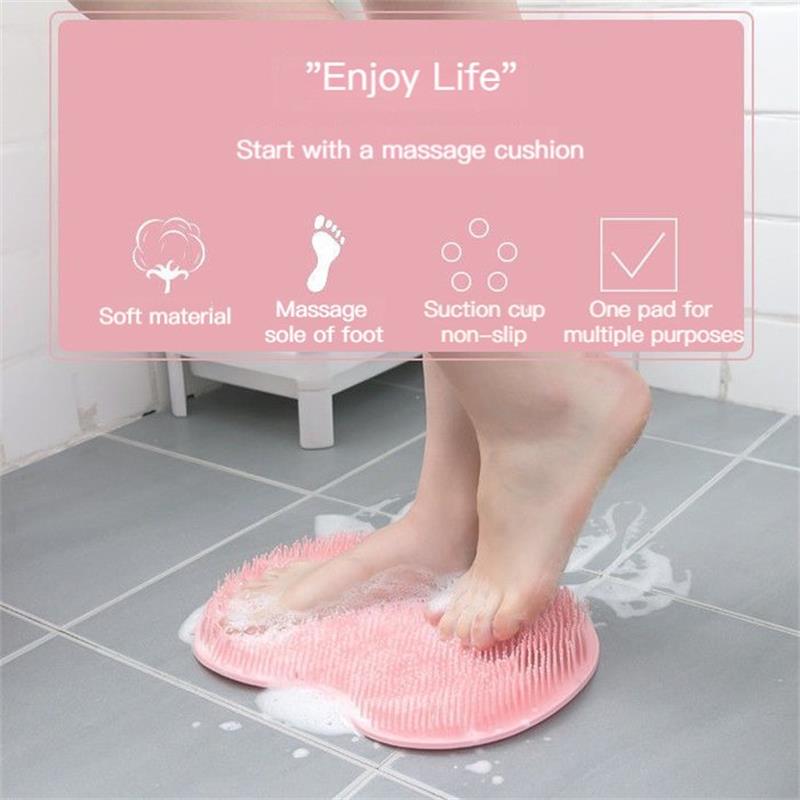 🚿🧼Dušo pėdų ir nugaros masažo pagalvėlė-LT
