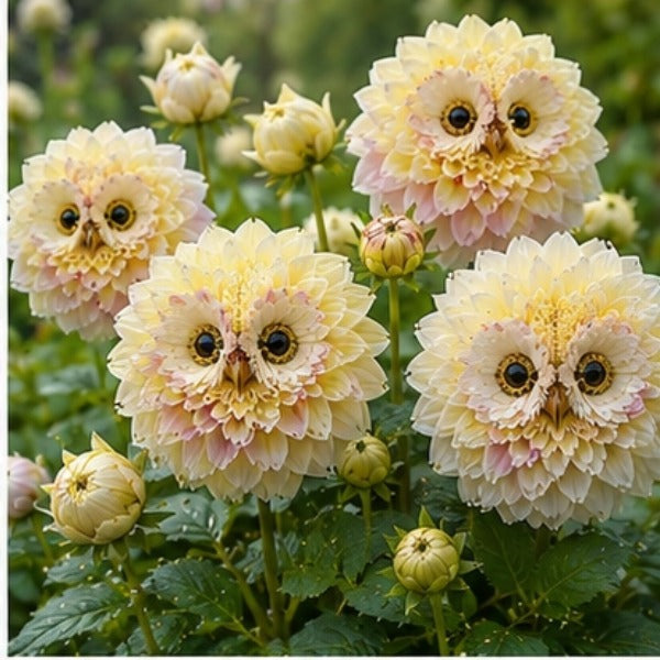 ✨ Čarobne rastline 🦉 Spoznajte čebulice dalije s sovookim očesom-SI