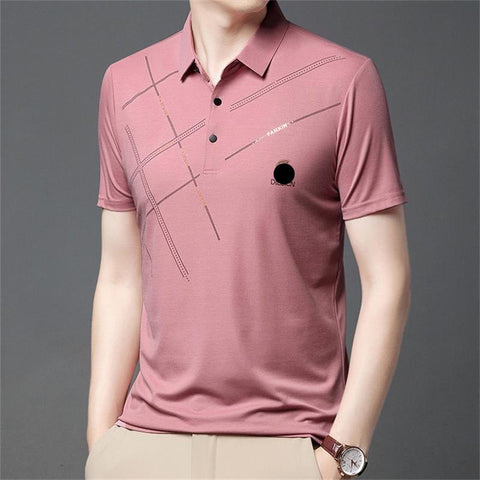 ✨Camisa elástica de seda helada para hombre-ES