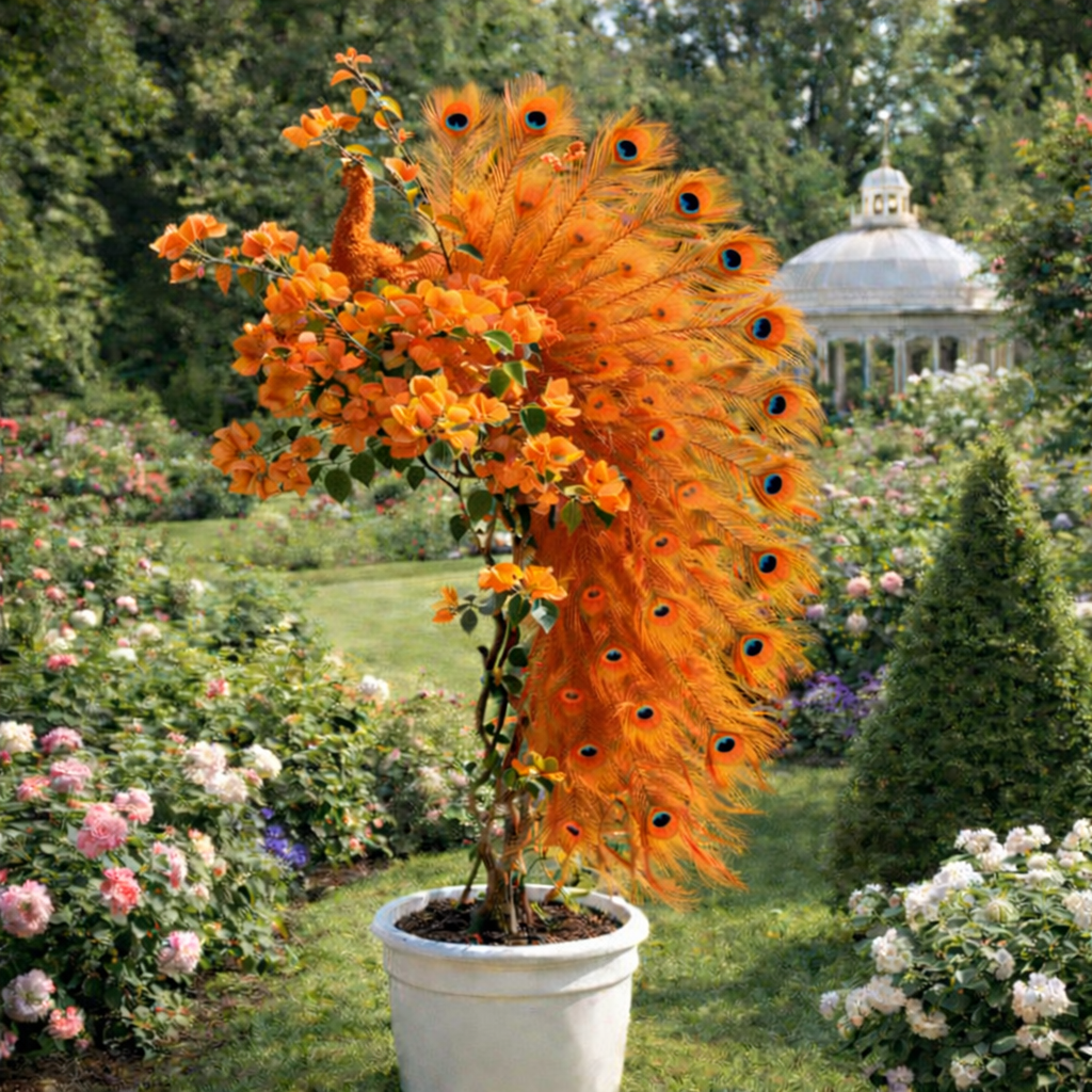 Semillas de buganvilla pavo real: embellece tu jardín con elegantes flores de pavo real.-ES