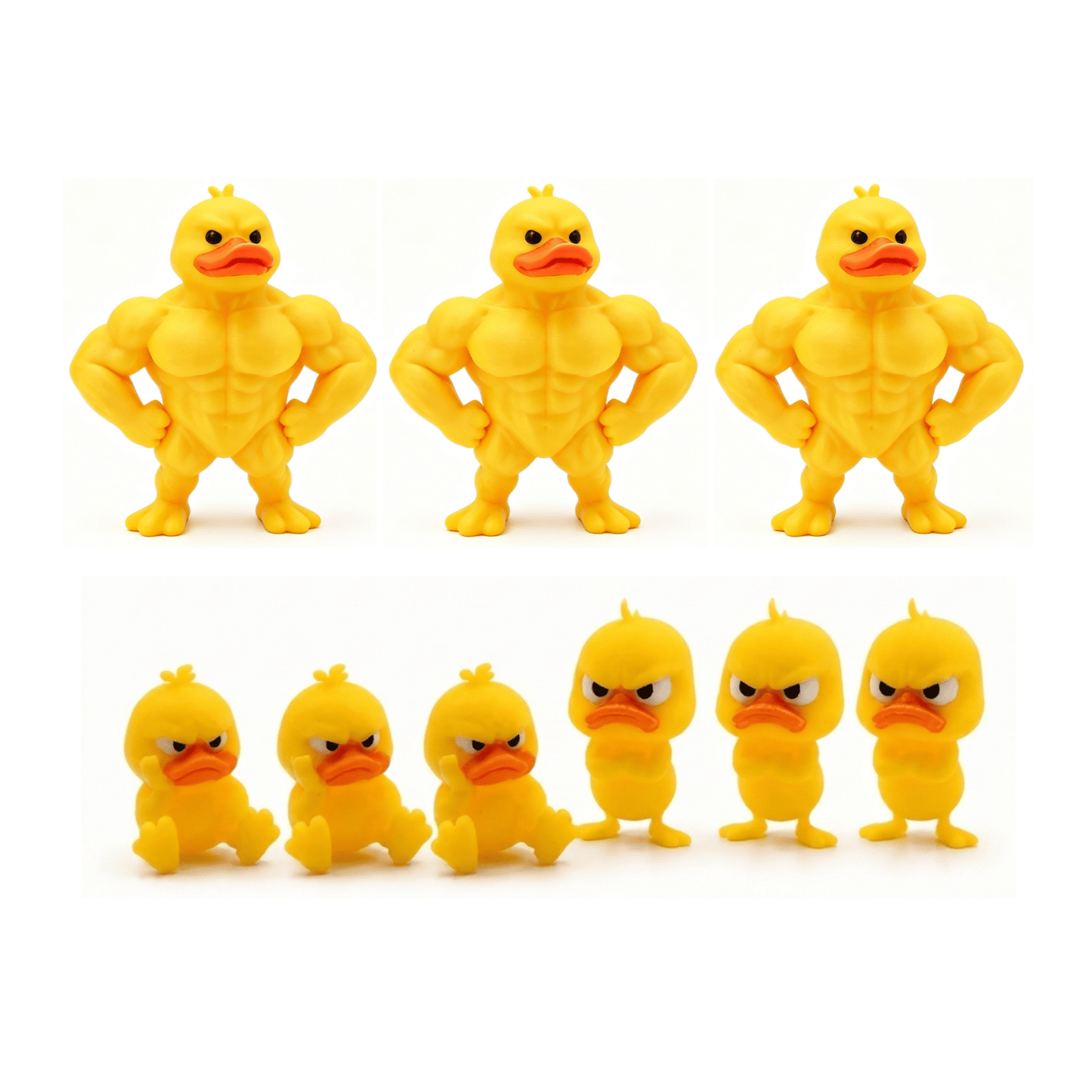 😠 Figurica ljute patke za stol – Dodajte drzak dodir svom stolu! 🐥-HR