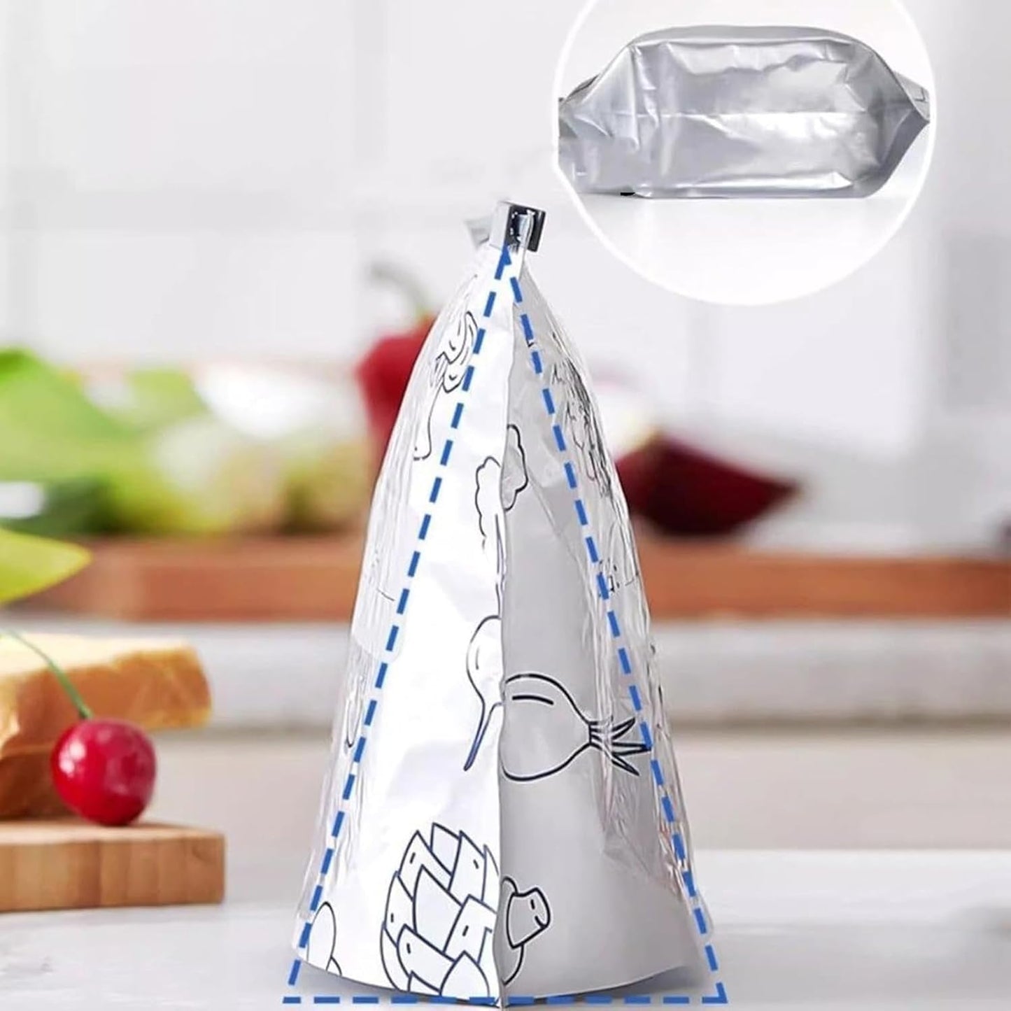 Aluminijaste vrečke za večkratno uporabo za ohranjanje svežine – novi najboljši prijatelj vaše kuhinje! 🍴✨-SI