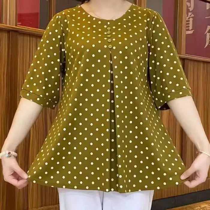 🔥Promoción de nuevos productos 2025🔥 Nueva camisa de lunares-ES