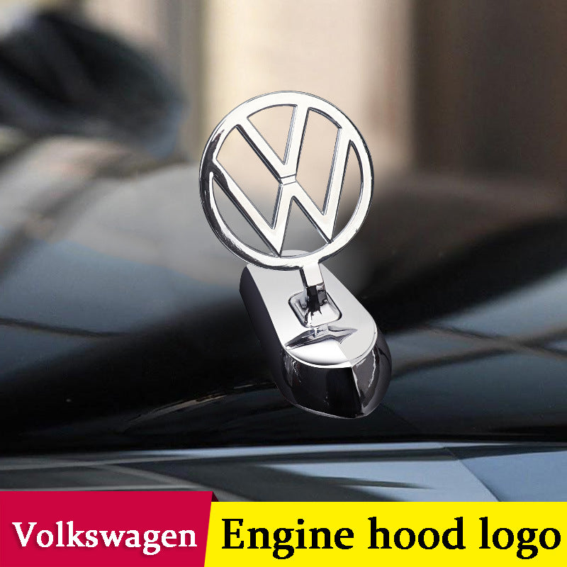 Decoración de modificación de coche con logotipo de capó-ES