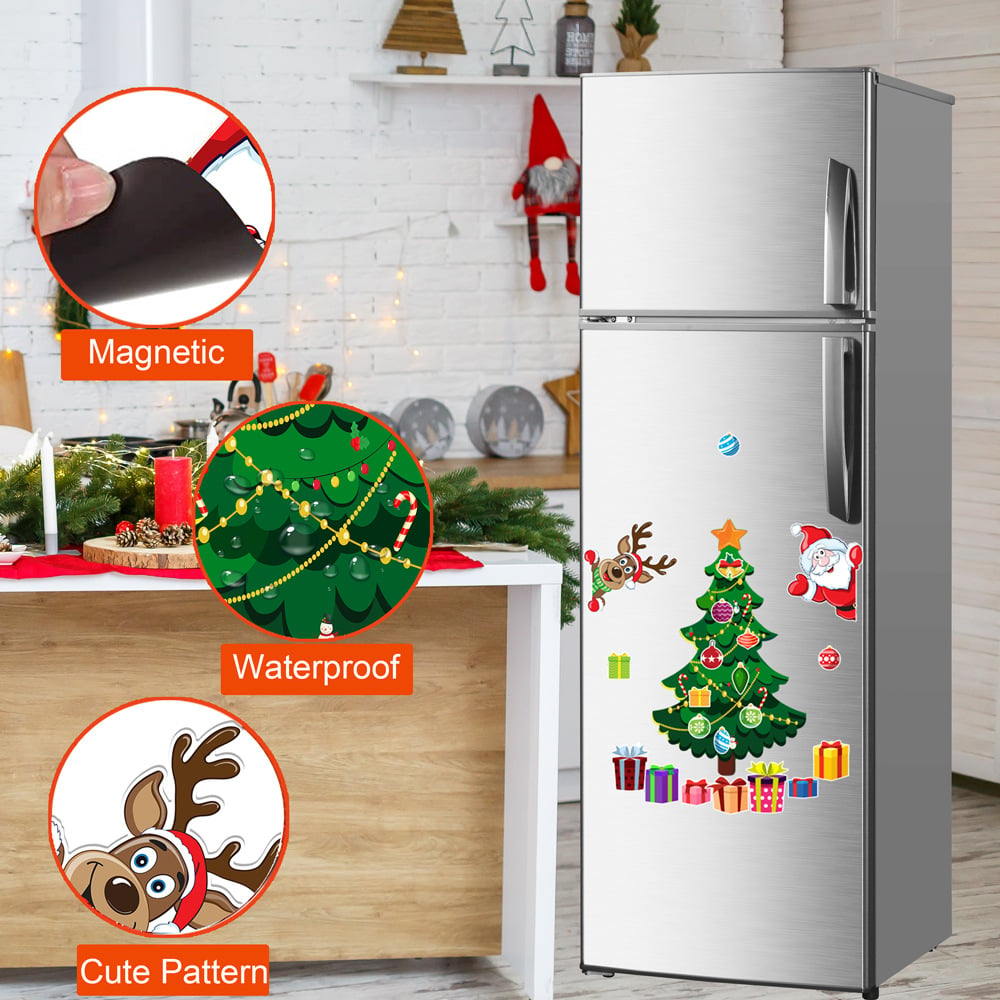 🎁🎅 Pegatina magnética con temática navideña🎄-ES