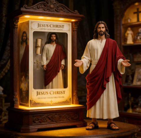 (🎁Τελευταία ημέρα έκπτωσης 50%)🙏✝️Φιγούρα Jesus Christ Limited Collector’s Edition, Κλίμακα 1/6-GR