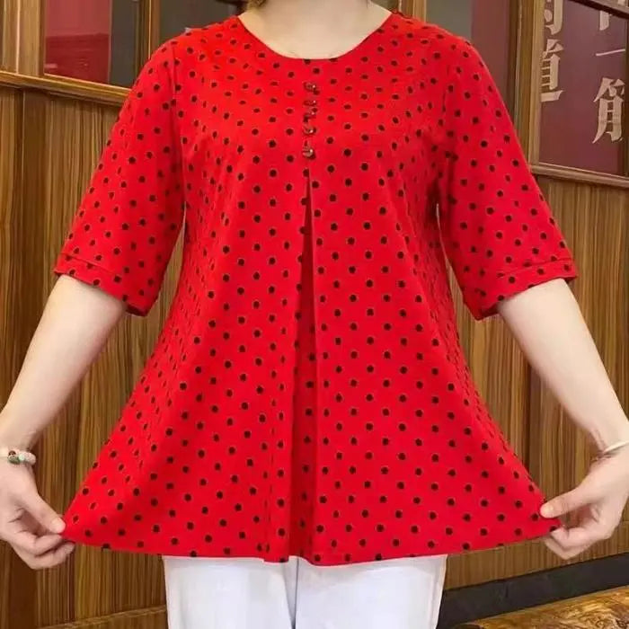 🔥Promoción de nuevos productos 2025🔥 Nueva camisa de lunares-ES