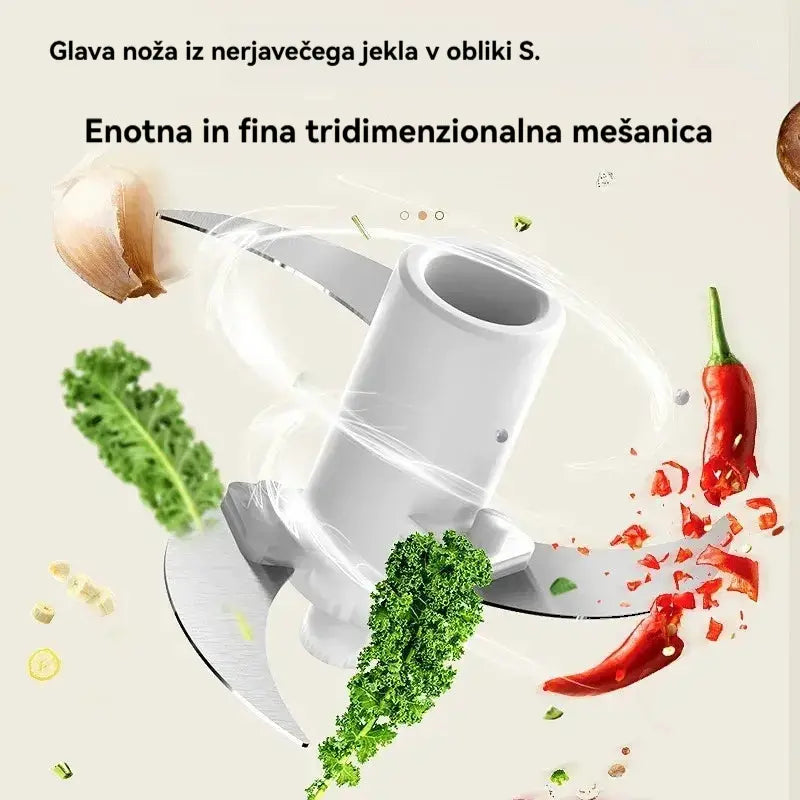 🔥 50 % popust! 🔥 🥩⚡ Električni mlinček za meso velike zmogljivosti: zmogljiv, hiter in enostaven za uporabo | Idealen za domače kuhinje in domače obroke 🍔🌮-SI