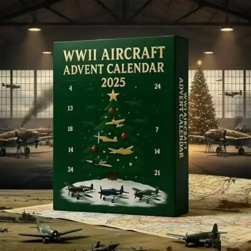 Ημερολόγιο Advent Airplane 2025 Αεροπλάνο Β' Παγκοσμίου Πολέμου-GR