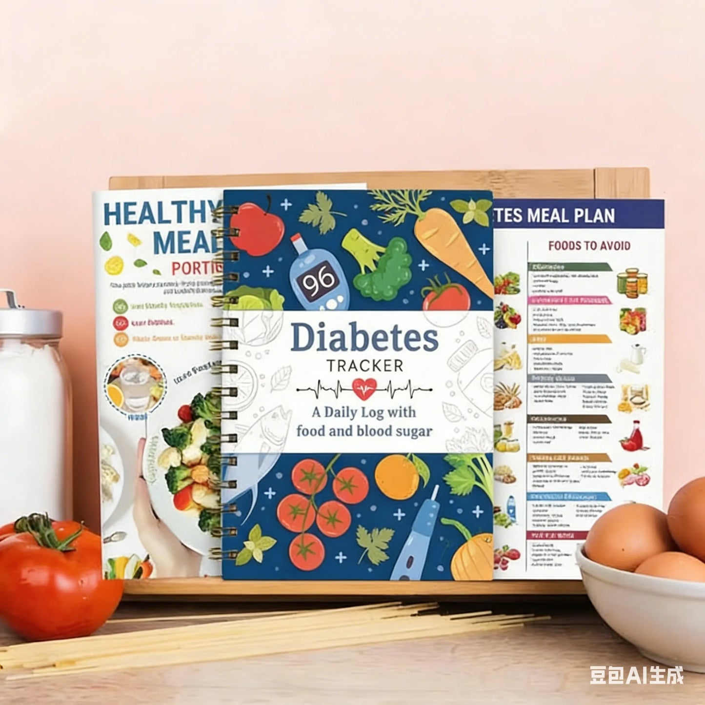 🔥📘✨Ypač diabetikams🔥Diabeto stebėjimo priemonė su maisto produktų sąrašu-LT