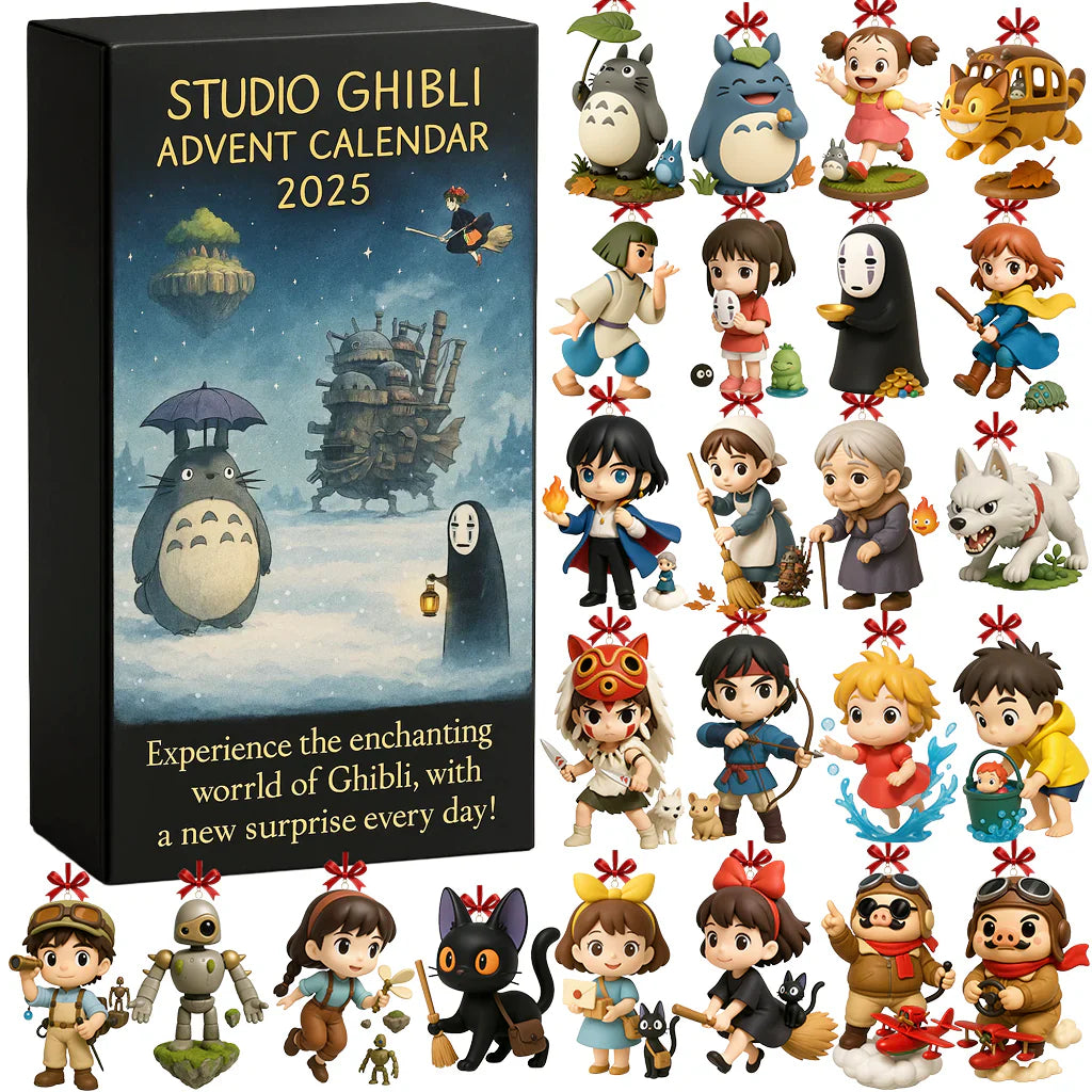 3D skulptūra – „Studio Ghibli“ klasikinis anime advento kalendorius 2025 m.-LT