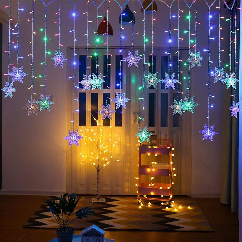 📢📢50% NUOLAIDA!!⏰⏰Snaigės formos LED užuolaidų šviestuvai-LT
