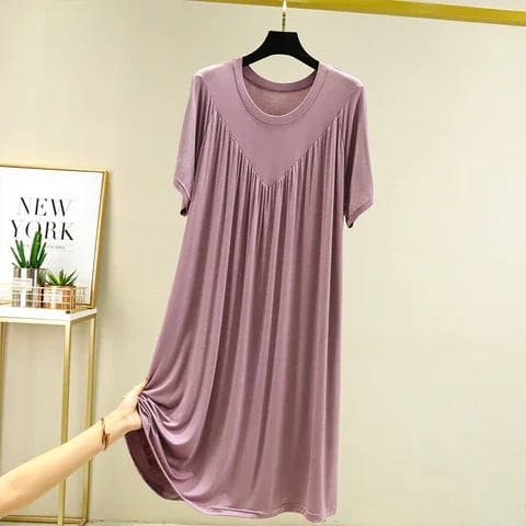 Pijama holgado de manga corta ultra suave y cómodo-ES