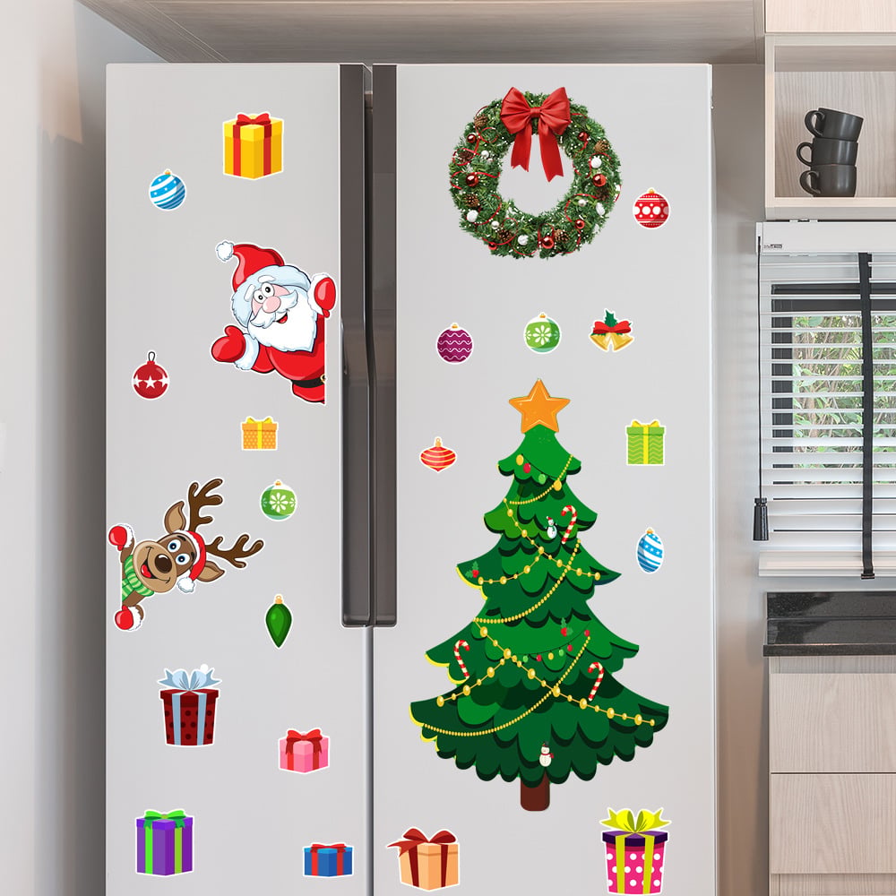 🎁🎅 Pegatina magnética con temática navideña🎄-ES