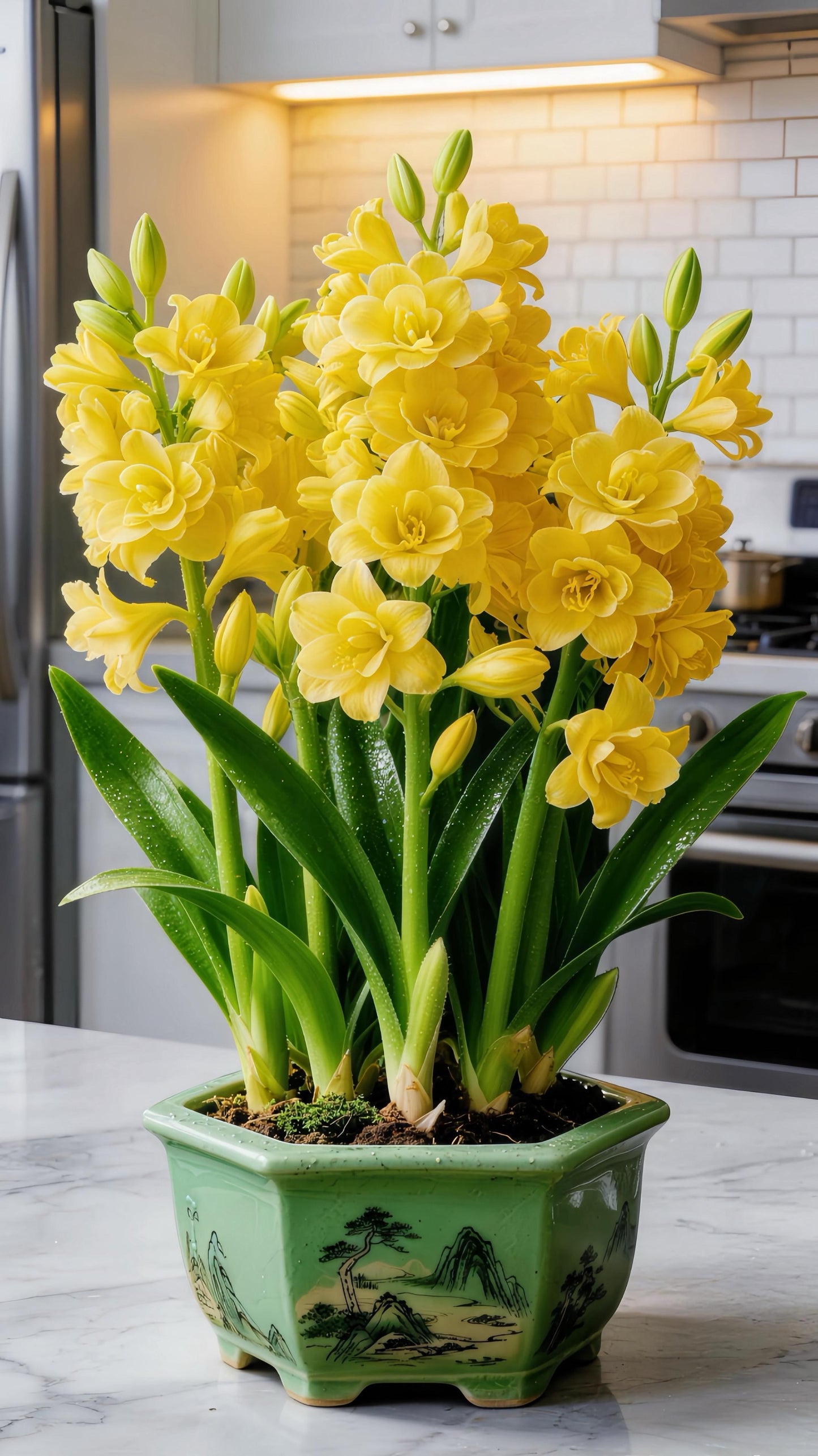 🌼 Dvigubos tuberozos svogūnėliai – ryškus kvapas jūsų sodui-LT