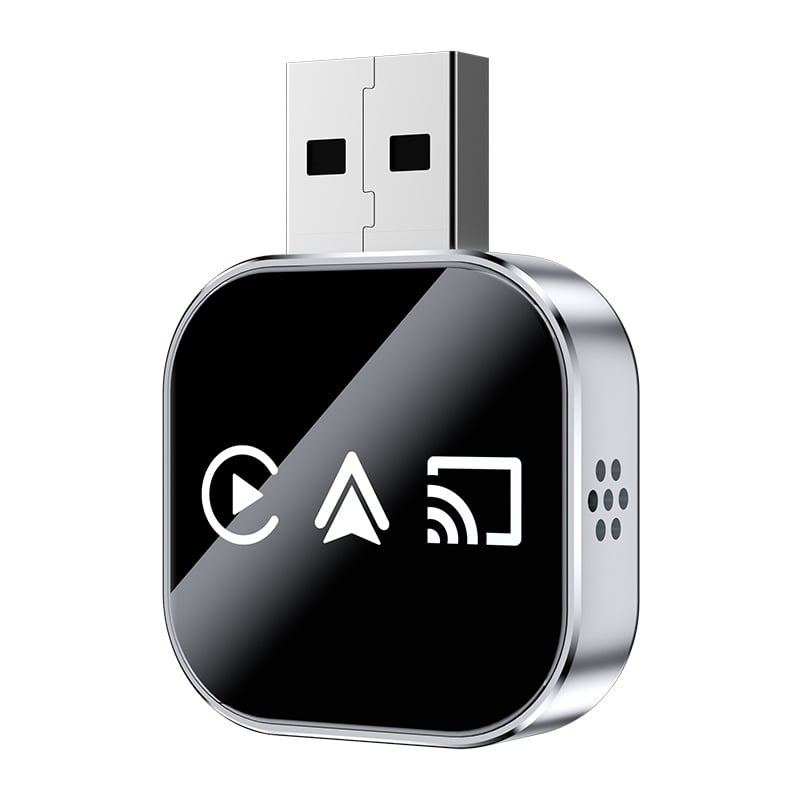 📶 2026 Nadogradnja 3 u 1 Screen Mirror iOS telefona, žičani na bežični Carplay adapter-HR
