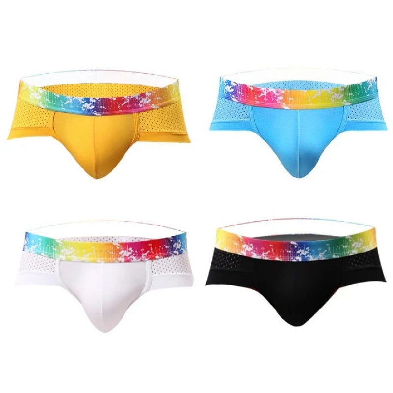 Ropa interior masculina sexy y transpirable con aros ⚡ (compra más, ahorra más)-ES