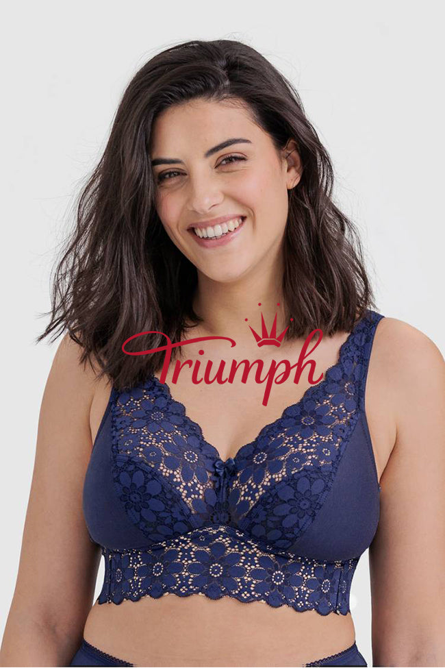 Triumph - 3 τεμ (85A-105F) 💝 Άνετο ασύρματο σουτιέν-GR