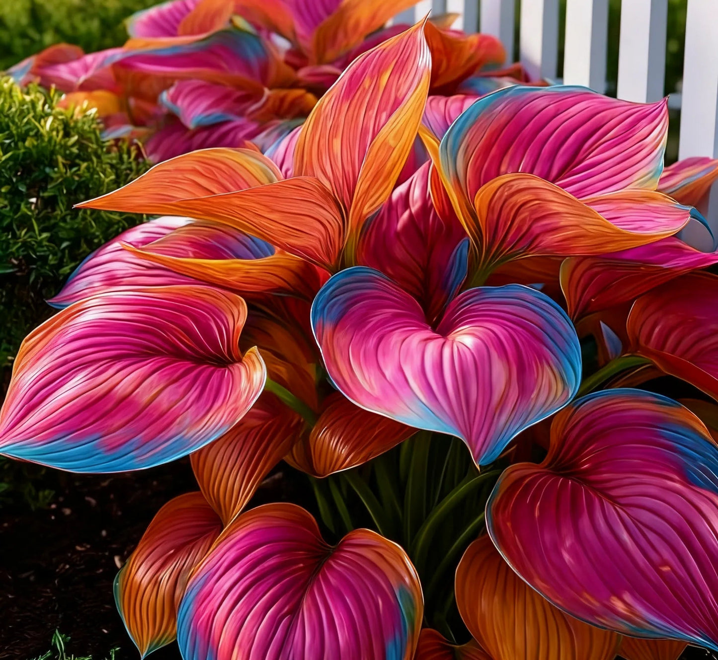 💥Oferta especial 2025 🌌Semillas de Hosta Midnight Blue Heart, una planta perenne que ama la sombra para el jardín-ES