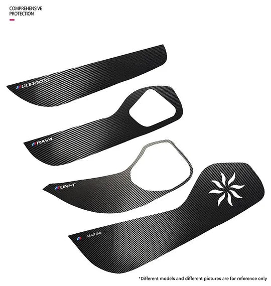 Pritaikykite specialius apsauginius kilimėlius automobilio durims, automobilio salono modifikavimui (su automobilio logotipu)-LT