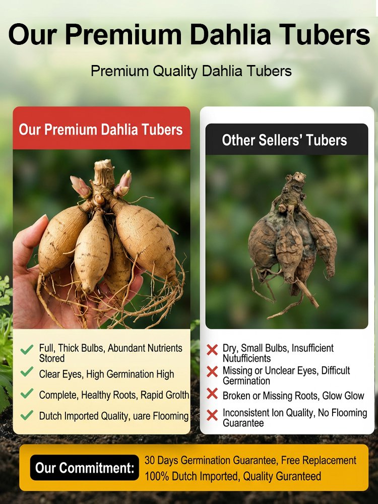 【Base Direct Sales】Four Seasons Blooming Double Dahlia Bulbs-ES