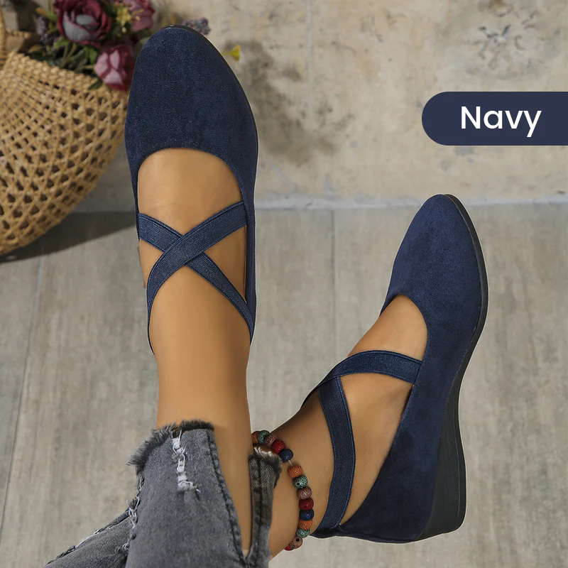 🌹-49% nuolaida!! Elegantiški, vienspalviai, lankstūs žemo pleišto bateliai🩰-LT