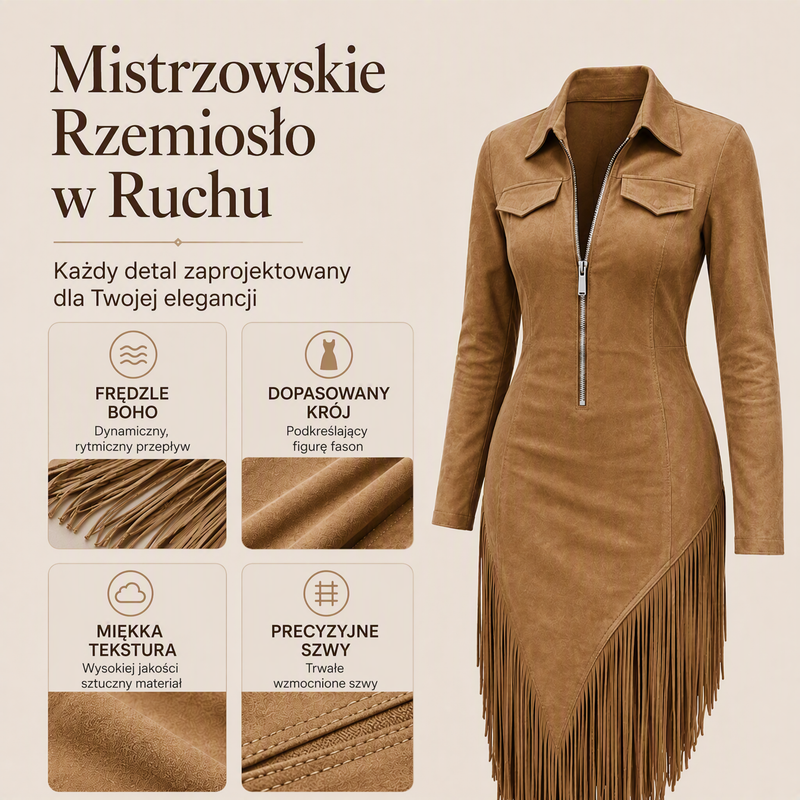 🌸Išpardavimas 49%💖Moteriška retro midi suknelė su užtrauktuku ir kutais-LT