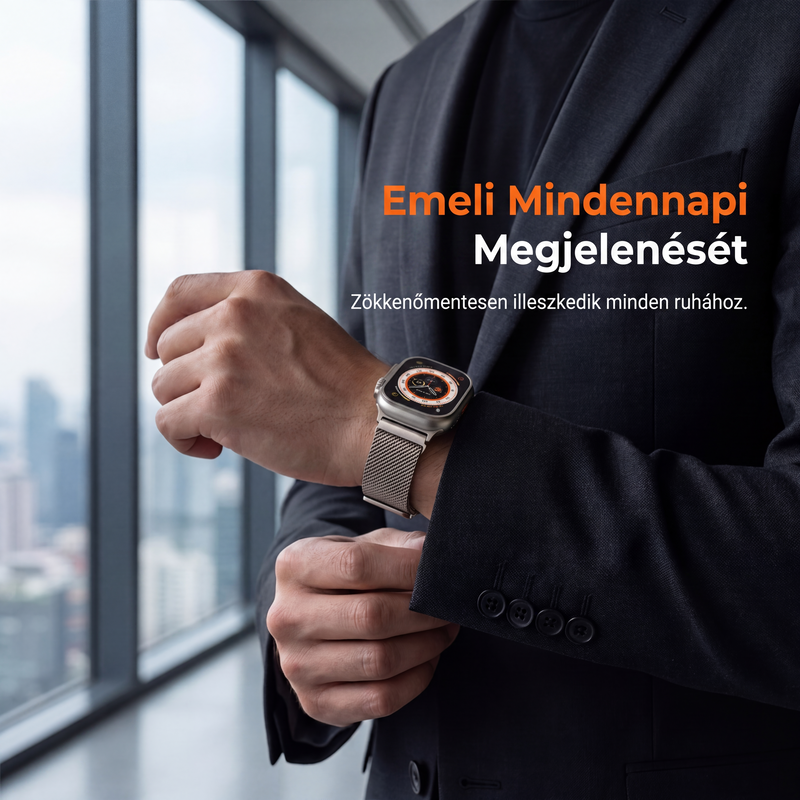 ⌚Nerūdijančio plieno tinklelio laikrodžio dirželis – skirtas „Apple Watch“-LT