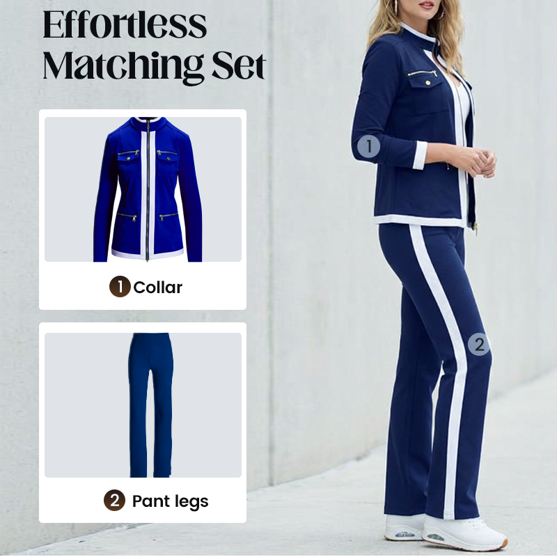 ✨ Sportinis, elegantiškas sportinio kostiumo komplektas moterims – patogus ir stilingas, kiekvienai progai 🌿-LT