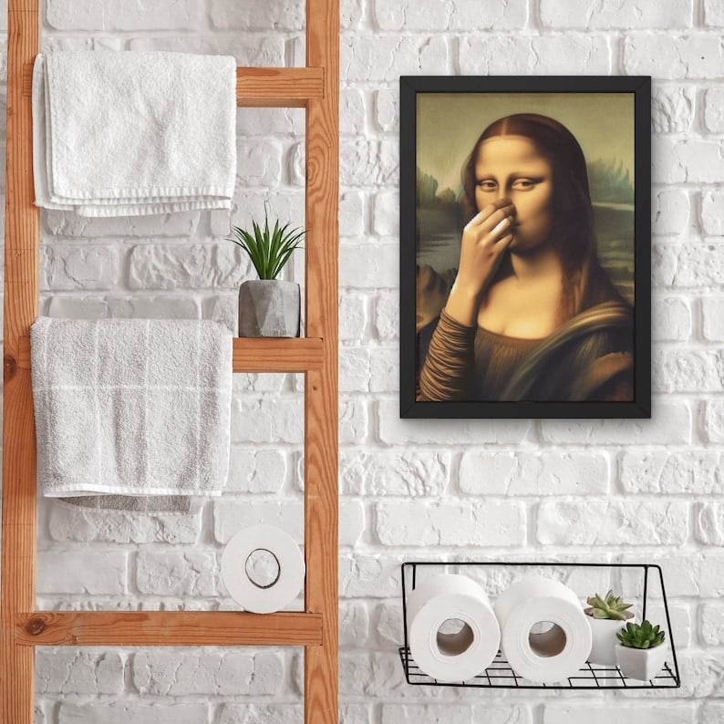 🔥Posebna cijena od 9,99 USD danas!!!🎁🎨🧻Zabavni ukrasi za kupaonicu bez okvira – dodajte malo blagdanskog smijeha! 😂-HR