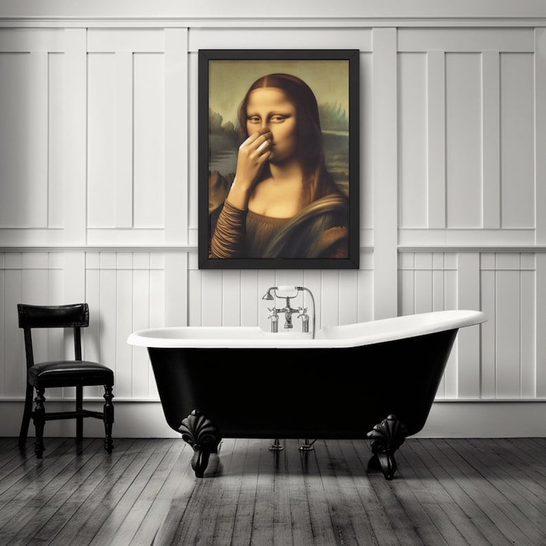 🔥Posebna cijena od 9,99 USD danas!!!🎁🎨🧻Zabavni ukrasi za kupaonicu bez okvira – dodajte malo blagdanskog smijeha! 😂-HR