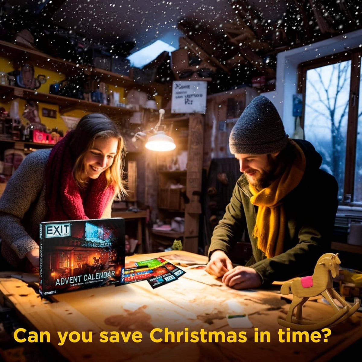 ⏰ PASKUTINĖ DIENA SU 50 % NUOLAIDA – 🎄 Pabėkite iš dirbtuvių! Advento kalendorius – 🗝️✨ 24 dienos galvosūkių nuotykių ir pramogų 🔥-LT