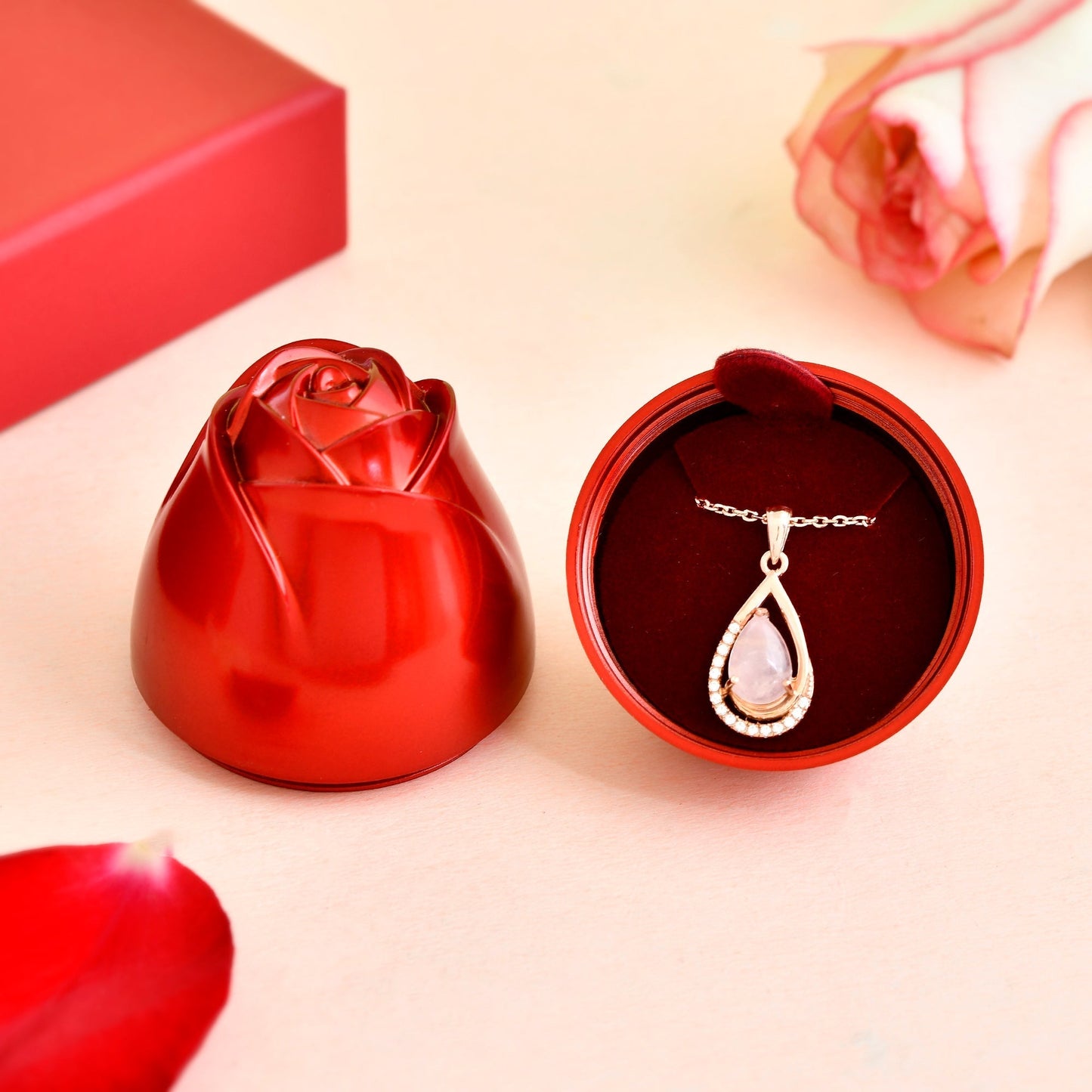 Conjunto de regalo de collar con colgante de corazón-ES