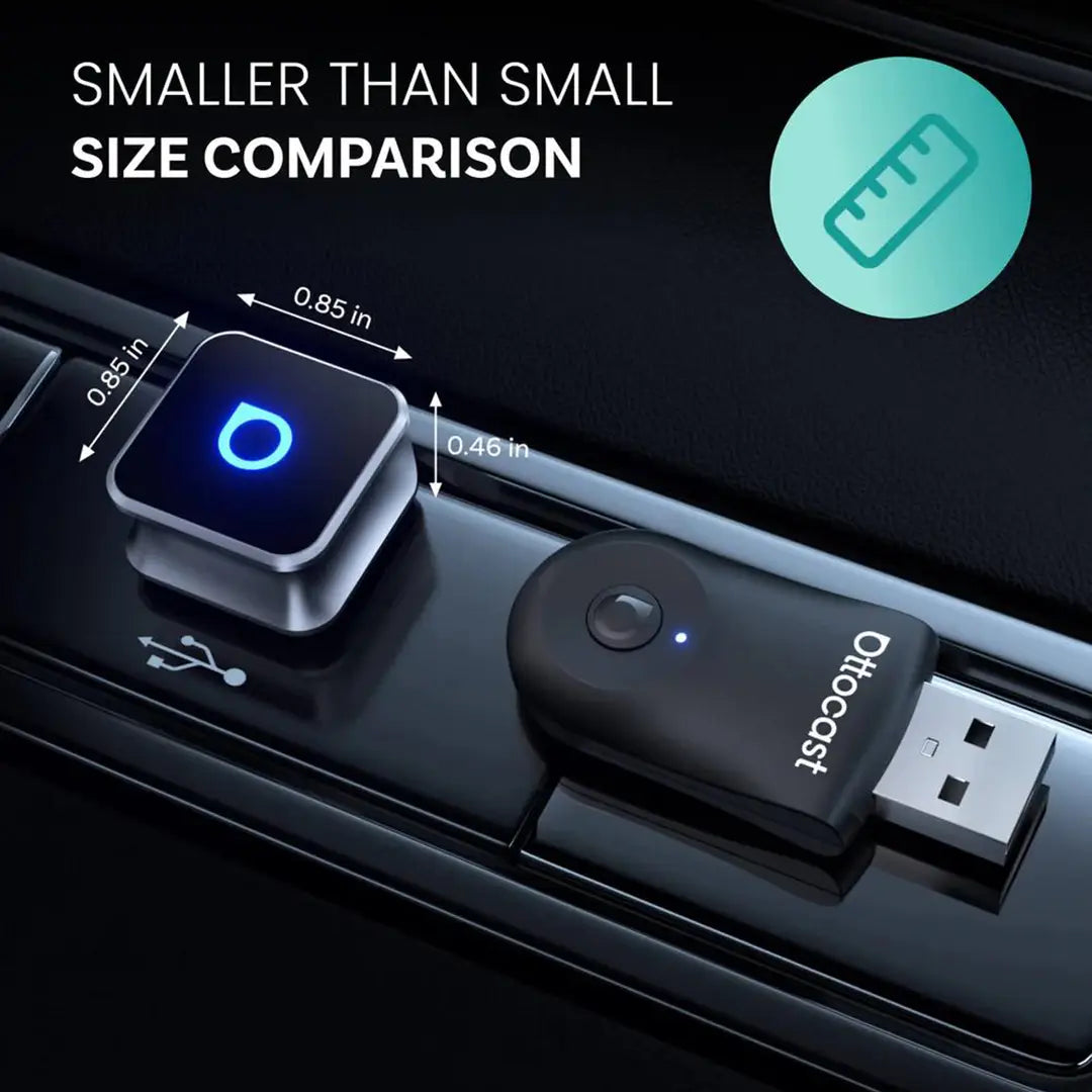 „Ottocast Mini 3.0 Ultra Cube“ belaidis „CarPlay“ „Android Auto“ adapteris-LT