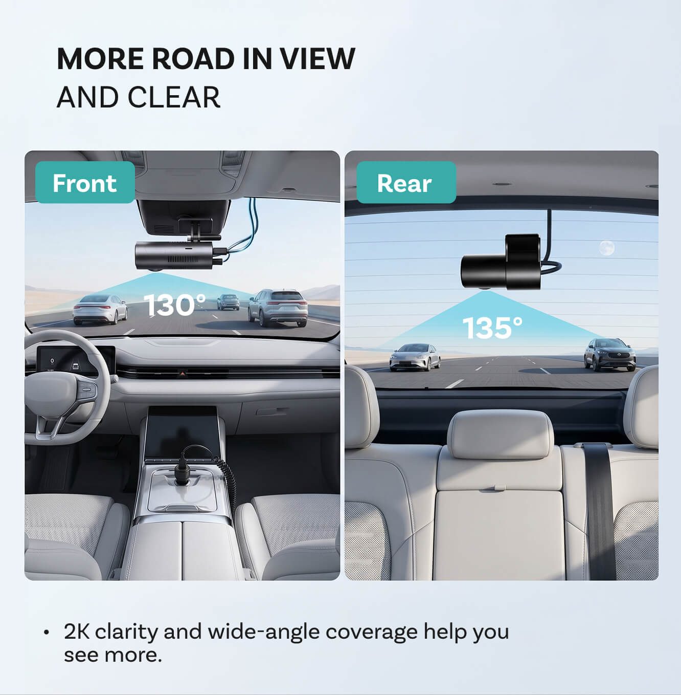 „OttoSafe Cam 3-in-1“ dviguba vaizdo registratorius ir belaidis „CarPlay“ adapteris-LT