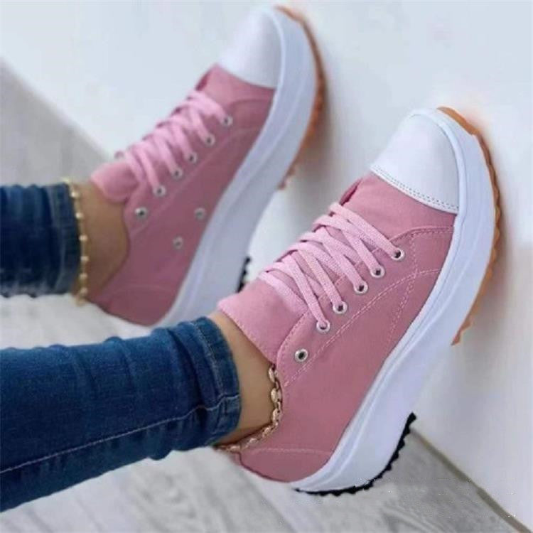 💝Περιορισμένη έκπτωση 50% ΕΚΠΤΩΣΗ🔥🔥Γυναικεία αθλητικά παπούτσια με κορδόνια με τακούνια-GR