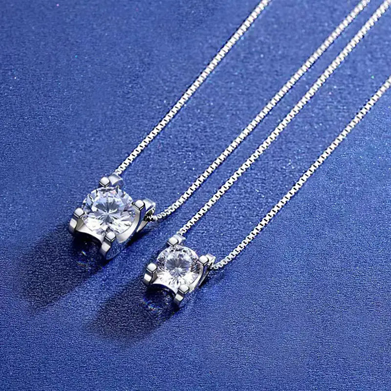 🔥2026 m. karštas išpardavimas❤️Moissanito karoliai iš sidabro💎-LT